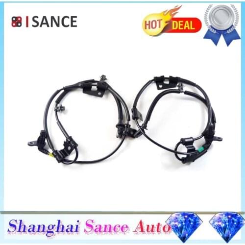 ISANCE 2pcs ABS Wheel Speed Sensor Front Left Right 95670-2E300 For Hyundai Tucson Kia Sportage 2.0L 2.7L 2005 2006 2007-2009