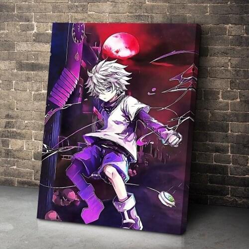 Home Decor Hunter X Hunter Japan Anime Canvas Painting Wall Art HD Prints Pictures Modular Purple Poster Frame For Living Room