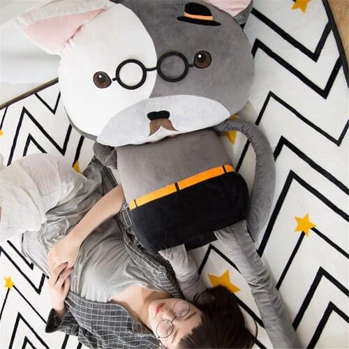 Fancytrader Big Creative Funny Sleeping Pillow Doll Soft Long Animals Fox Bear Cat Toys 150cm Nice Gifts