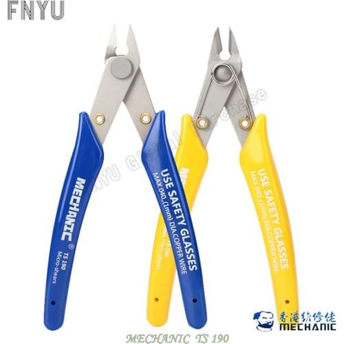 MECHANIC 5 "PRECISION diagonal pliers TS-190 industrial electrician shearing Ruyi pliers Multifunction manual repair tool
