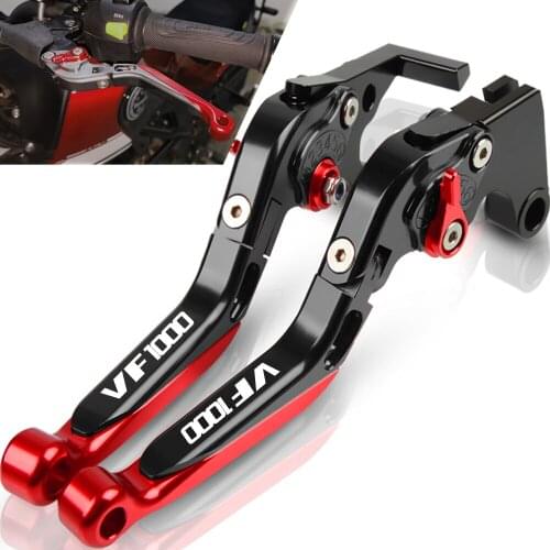 Motorcycle Folding Extendable CNC Moto Adjustable Clutch Brake Levers For HONDA VF1000 1997 1998 1999 2000 2001 2002 2003 2004
