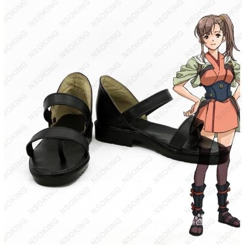 Kabaneri of the Iron Fortress takumi Kajika Sukari cosplay shoes Koutetsujou no Kabaneri Anime boots High quality Custom-made