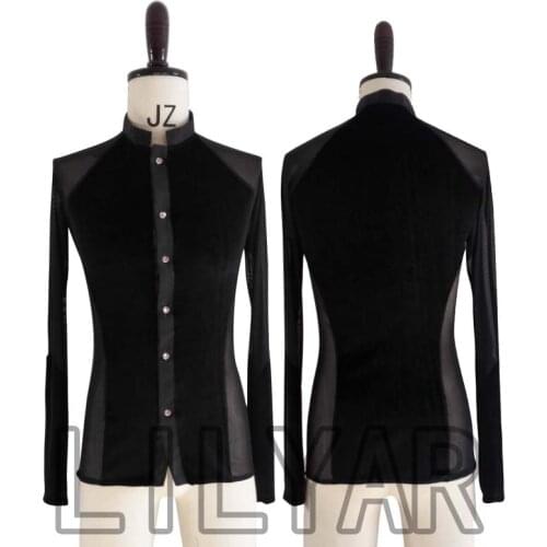 Latin Dance Top Latin Dancing Shirts Adult Kids Competition Performance Wear Salsa Square Professional Practice Clothing