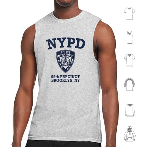 99-99th Precinct Tank Tops Vest 100% Cotton Rosa Diaz Stephanie Beatriz B99 99 Bi Rosa Bi Rosa Diaz Bisexual Rosa Diaz