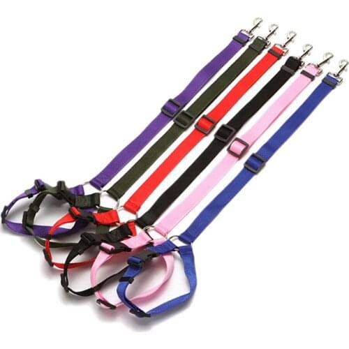 Pet Products Universal Practical Cat Dog Safety Adjustable Car Seat Belt Harness Leash Puppy Seat-belt Travel Clip Strap Leads