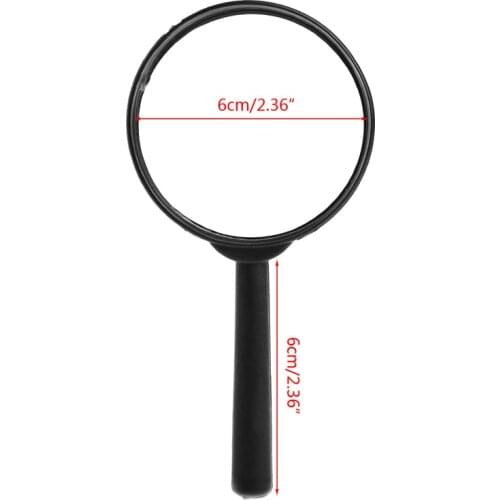 Magnifier 60mm Hand Held 5X Magnifying Loupe Reading Glass Lens