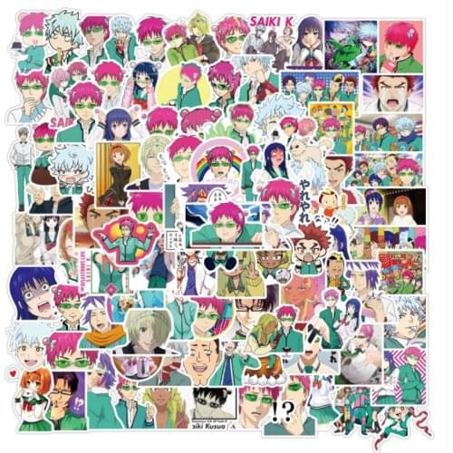 10/30/50/100Pcs/Set Anime Qimus disaster Graffiti Waterproof Skateboard Travel Suitcase Phone Laptop Luggage Stickers Cute