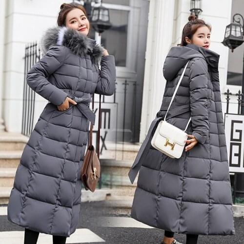 Female Winter Thicken Warm Jacket Parkas Elegant Korean Pop Fashion Casual Coat Oversized Sweet Bohemian Long Clothing