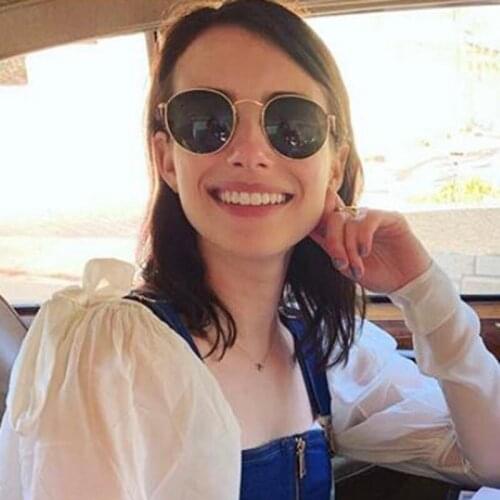 2019 New Fashion Luxury Brand Design Round Sunglasses Women Men Vintage Small Mirror Sun Glasses For Female oculos de sol UV400