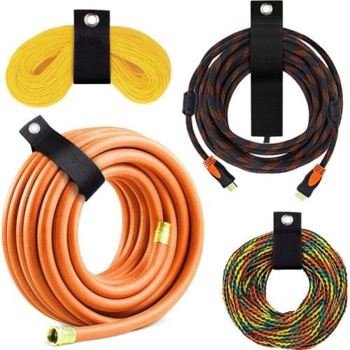 6pcs Extension Cord Cable Hose Holder Organizer Heavy Duty Storage Straps Hook Hose Hangers Fit Garage Pool for Home Office