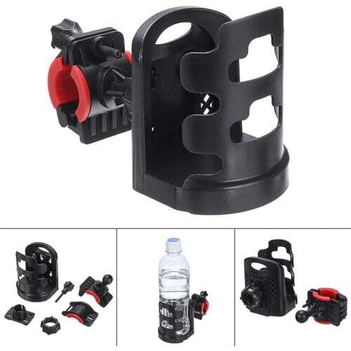 For Motorcycle Bike Accessories 1PC Cup Bottle Drink Beverage Holder Bracket 22-28mm Handlebar Mounting High Quality TREYUES
