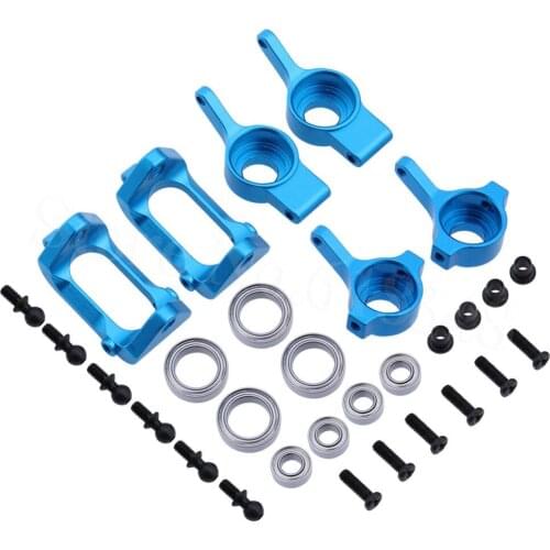 Aluminum Steering Upgrade Kit For RC Wltoys K929 1:18th 2.4GHz 4WD Dessert Race Car Off Road Monster Rock Buggy