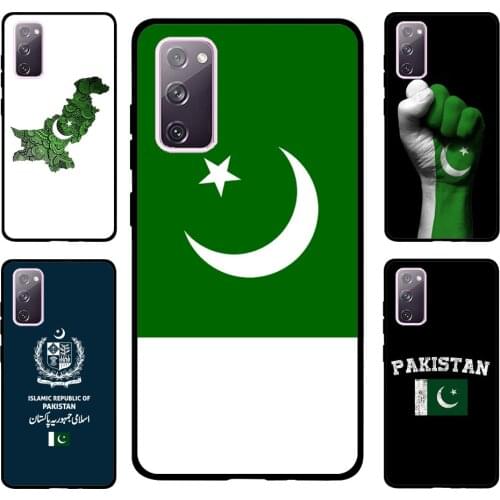 Pakistan Flag For Samsung S20 FE S8 S9 S10 Plus Case For Galaxy S21 Ultra Note 20 Note 10 Plus Funda