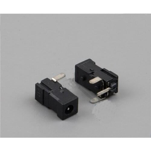 Fixed foot 2 outer diameter 2.8 inner core 0.7 pin 3 foot high temperature resistant high quality DC power socket female seat