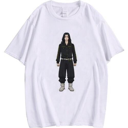 CLOOCL Tokyo Revengers Print Cotton T-shirts Cartoon Manga Men Clothing Anime Shirts Unisex Short Sleeve Pullover Tops