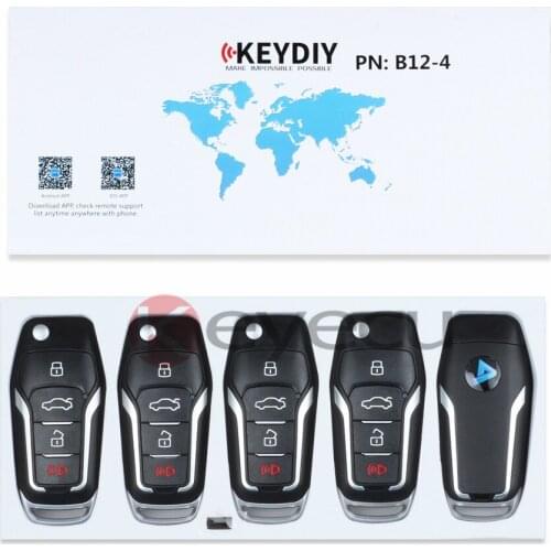 KEYECU 5PCS/lot Universal Remote B-Series for KD900 KD900+,KEYDIY Remote for B12-4
