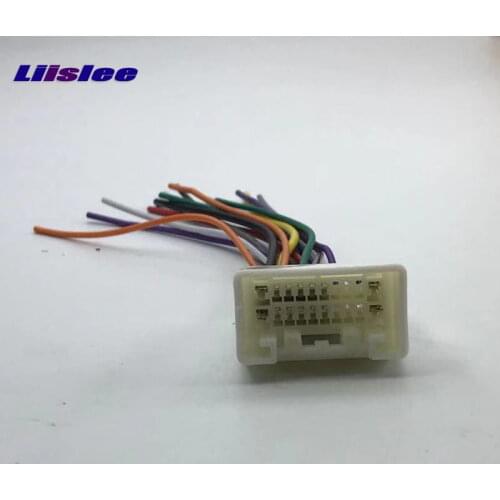 Liislee For Lexus ES300 ES330 GX470 IS RX350 400H RX330 Plugs Into Factory Harness Radio Wire Adapter Stereo Male DIN To ISO