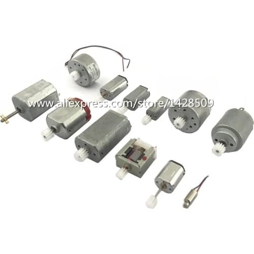12 pcs different Micro mini Motor DC Motor with gear For DIY Motor Scientific Experiments Technology Teaching Making
