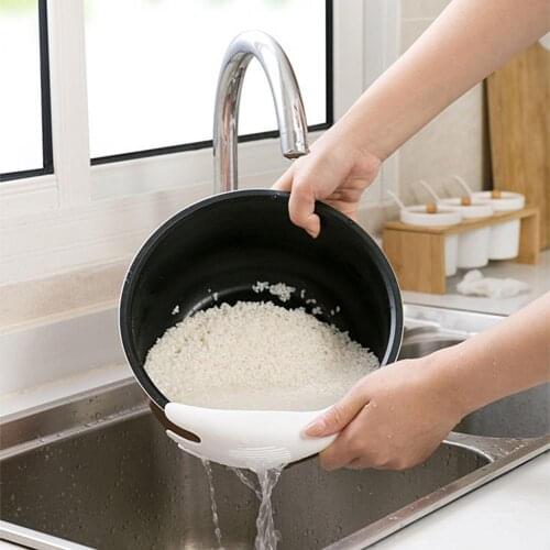 Multifunctional Home Beans Rice-cleaning Washing Filter Strainer Kitchen Gadget Rice Wash Filtering Colander Sieve Fruit Tools