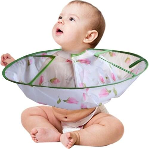 Infant Baby Haircut Wrap Capes Children Cloak Apron Shampoo Capes Hair Cut Clothes Waterproof Haircut Hair Care