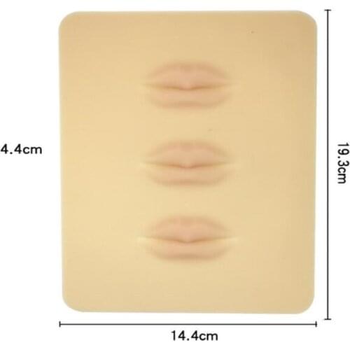New Arrival 3D Silicone Permanent Makeup Tattoo Training Practice Fake Lip Skin For Tattoo Beginner