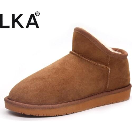 Wholesale/Retail Women Snow Boots Winter Warm Boots New Fashion Genuine Sheepskin Leather 100% Natural Fur Women Ankle Boots