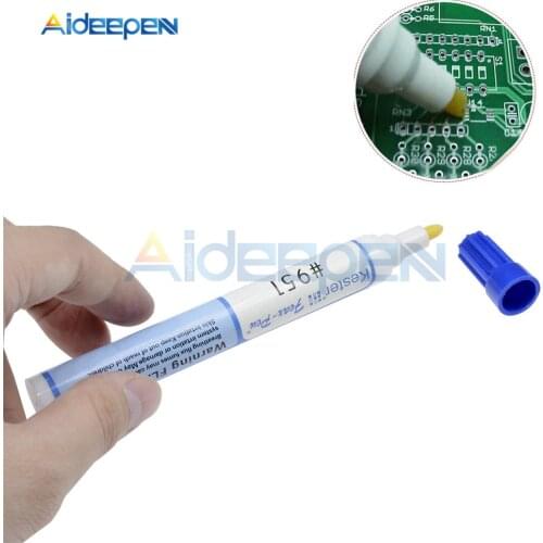 951 Soldering Flux Pen Low-solids Kester Cleaning-free Welding Pen For Solar Cell & Fpc/pcb 10ml Capacity