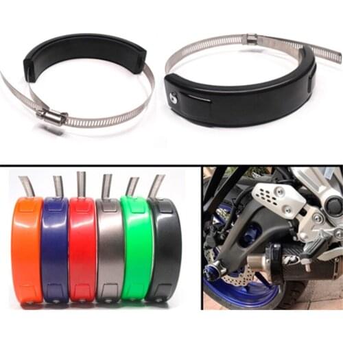 High Quality Motorcycle Accessories 100-160mm Universal Round Exhaust Protector Exhaust Pipe Fixing Rings