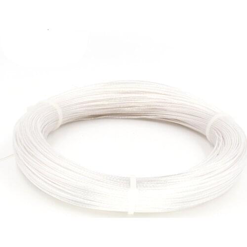 10meter/lots Silver Plated 6N OCC Signal Wire Cable 0.12square for DIY Headphone cable