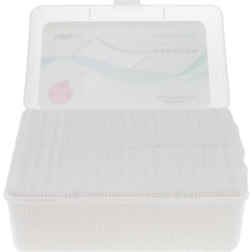 1000PCS Cotton Face Nail Art Wipes Paper Pad Make Up Remover
