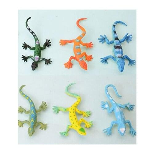 12pcs/lot Simulation reptile toy model lizard gecko chameleon lizard environmental safety