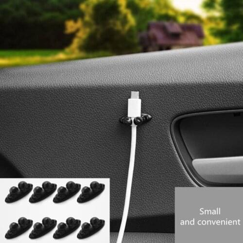 Car Wire Holder Clip Car Stickers For Volkswagen VW Golf 4 6 7 GTI Tiguan Passat B5 B6 B7 CC Jetta MK5 MK6 Polo Scirocco Lavida