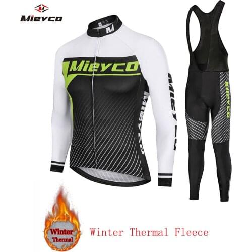 Mieyco Pro Brand Winter Cycling Set Thermal Fleece Cycling Clothing Ropa Ciclismo Invierno Bicycle Wear MTB Bike Jerseys