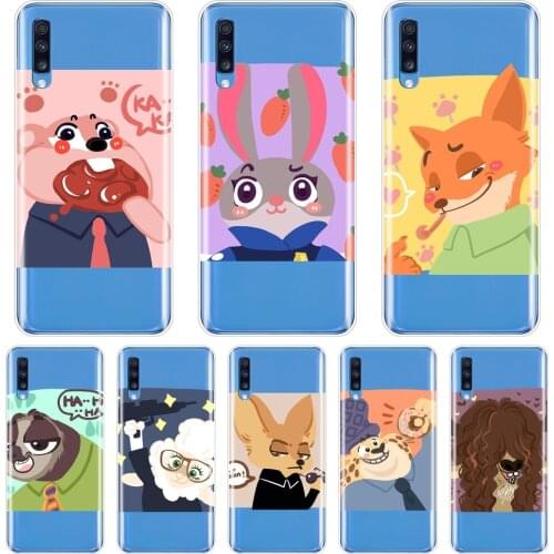 Back Cover For Samsung Galaxy A40 A30 A20 A10 Rabbit Anime Fox Cute Phone Case Silicone For Samsung Galaxy A80 A70 A60 A50