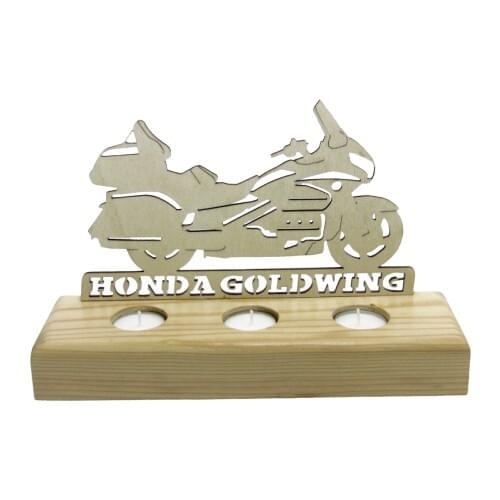 Didideko Wood Tealight Candle Holder Goldwing