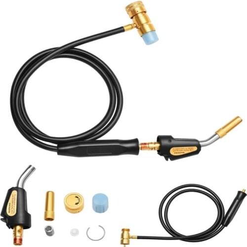Torch Gas Welding Piezo Ignition Flame Brazing Tool 1.5m Hose BBQ Heating Quenching HVAC Plumbing New Propane Torches
