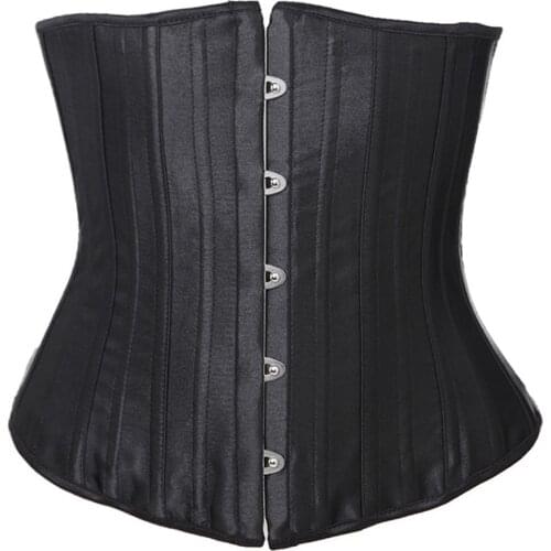 Gothic Sexy Women Waist Trainer Corset Spiral Steel Boned Corsets and Bustiers Lingerie Body Shaper XXS-6XL