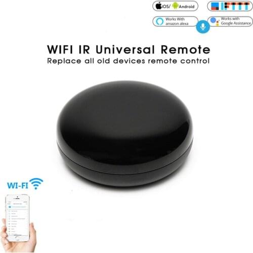 Wifi Smart IR Remote Control Infrared Universal Smart Life APP Control One for All TV DVD AUD Voice wireless Remote Control