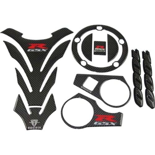KODASKIN Triple Tree Front End Upper Top Clamp Tankpad Gas pad Decal Stickers for Suzuki GSXR 600 750 1000 K6-K9 L1 2009-2016