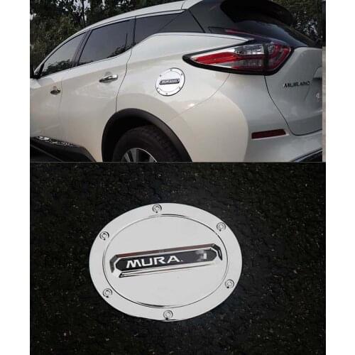 Fuel Oil Tank Gas Cap Cover Black Words for 2015-2021 Nissan Murano Molding Car Accessories Decoration Style