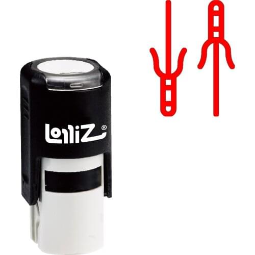 LolliZ Sai Self-Inking Rubber Stamp - Modern Symbol Series