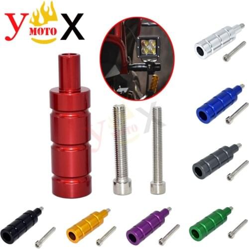 M8/M6 Motorcycle Spotlight Fog Light Bracket Holder Support For Benelli BJ500 Leoncino HONDA CB650 PCX XADV Yamaha Nmax NVX TMAX