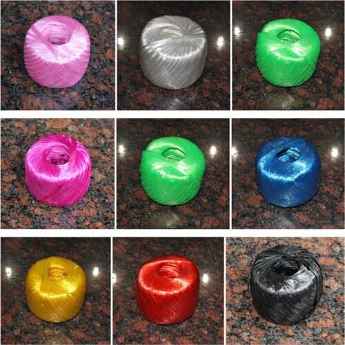 Brand New Plastic Strapping Packing Cord Tear Film With Grass Ball Rope Cuerda Trenzada Resistente Al Desgaste Alta Tenacidad