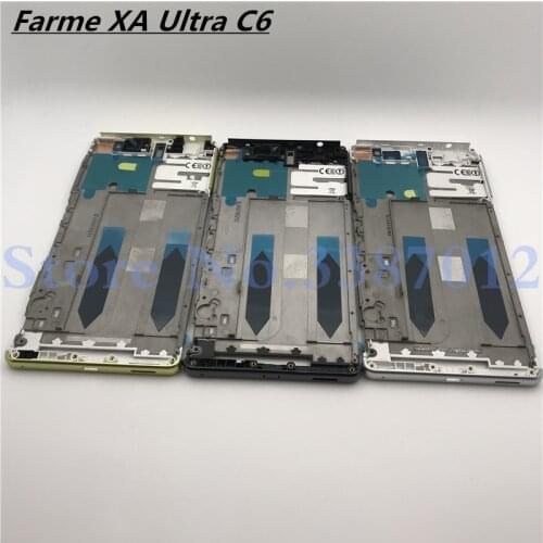 New Middle Front Frame Bezel Housing LCD Screen Holder Frame Repair Parts For Sony Xperia XA Ultra C6 F3215 F3216 F3212