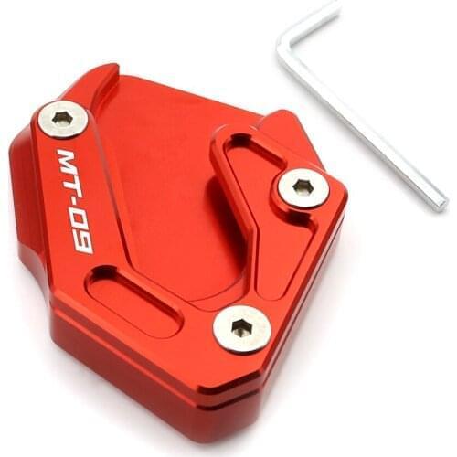 Fit For Yamaha MT-09 MT09 MT 09 2014-2020 Motorcycle Accessories Kickstand Side Shoe Foot Rests Stand Extension Enlarger