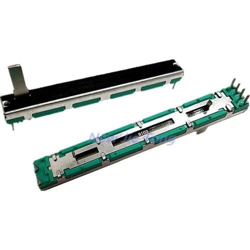 5pcs B103 Potentiometer 10K Ohm Double B10K SC6080GH Slide Adjustment Double Rotary Carbon Film Switch 75MM