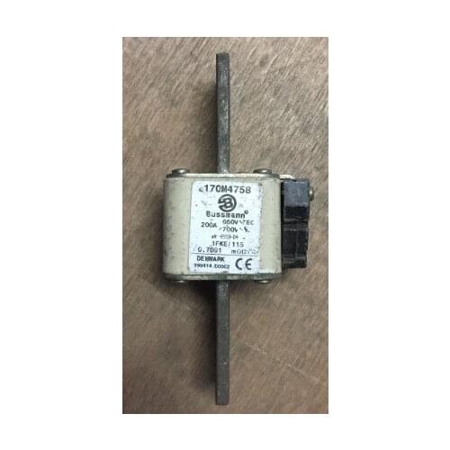 Fuses: 170M4762 400A 690V / 170M4763 450A / 170M4764 500A / 170M4765 550A 690V (1FKE/115) aR