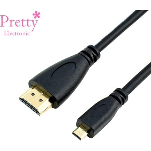 HDMI-compatible to Micro HDMI-compatible Cable 1080P 3D HD Quality Cord Data Sync Fast Speed TV Monitor Splitter Extension Wires