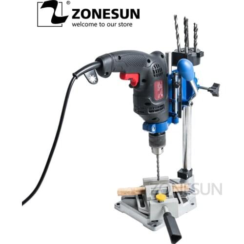 ZONESUN drilling Machine Work Bench 38-43mm clamping holder for hold electric drilling machine milling machine supportor