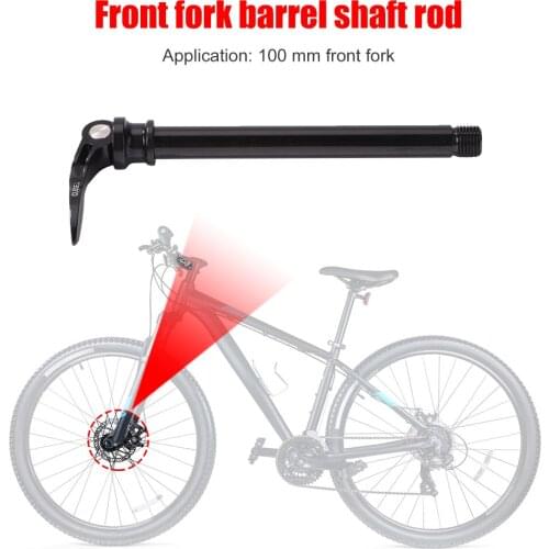 Bicycle Quick Release Thru Axle Skewer 100x15mm Aluminum Skewers Front Fork Shaft Lever Parts for MTB Mountain Bike